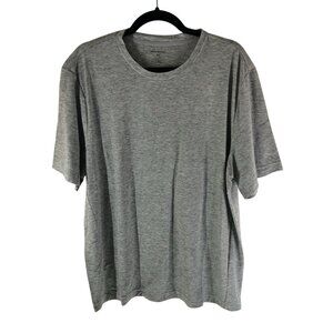 Ministry of Supply Mens Composite Merino Tee Shirt Short Sleeve Gray XXL
